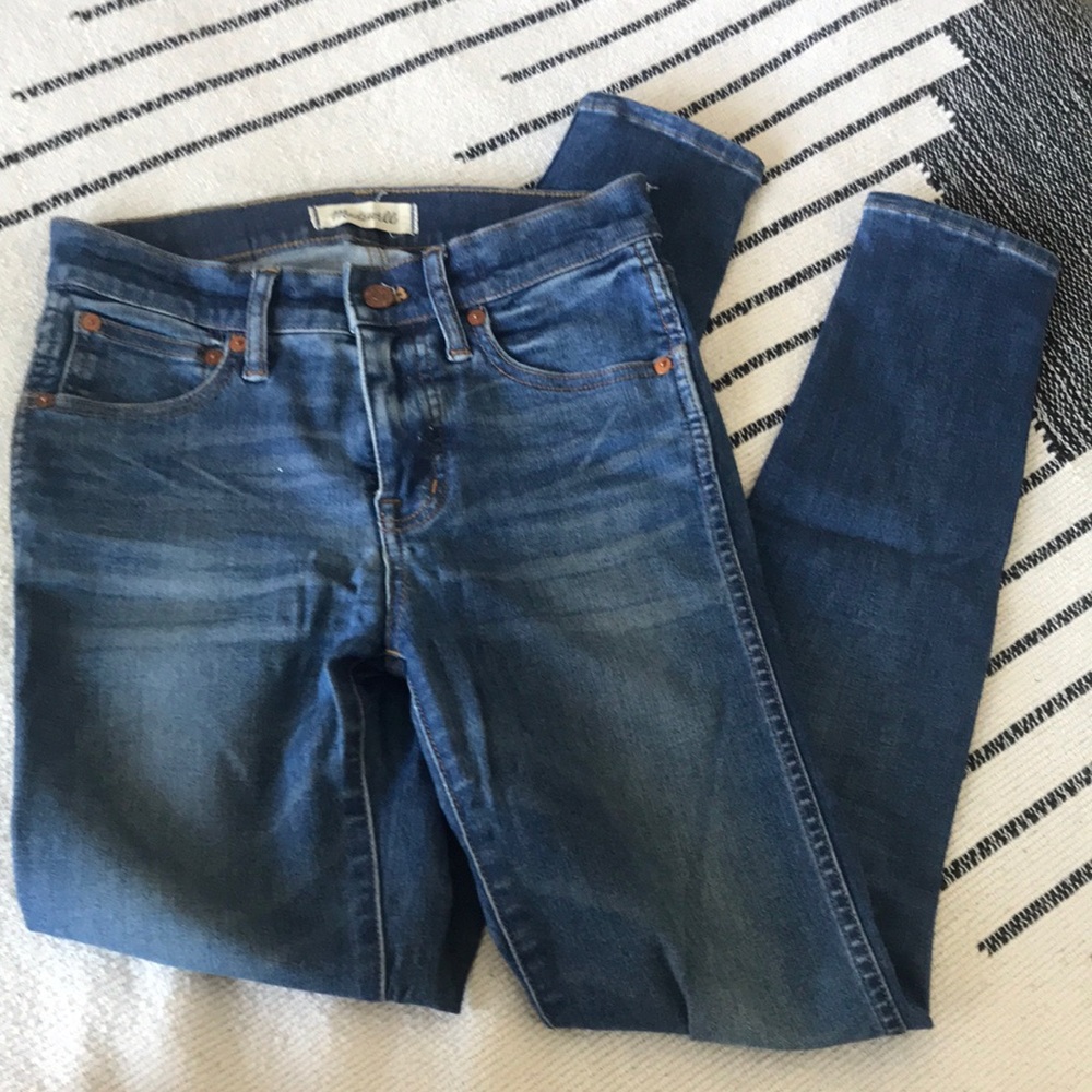 Madewell 9” High Rise Skinny Jeans
